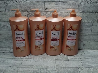 Suave Professionals Keratin Infusion Color Care Shampoo, 28 oz, 4 pack
