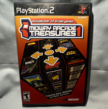 Midway Arcade Treasures 1 Sony PlayStation 2 PS2 Disc Case Manual T Teen