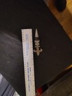 Vintage Brass Fleur de Lis bottle stopper natural patina — photo 2