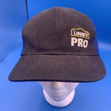 Lowes Pro Store Hat Cap Snap Back Blue Hardware Employee Team Work Mens Womens