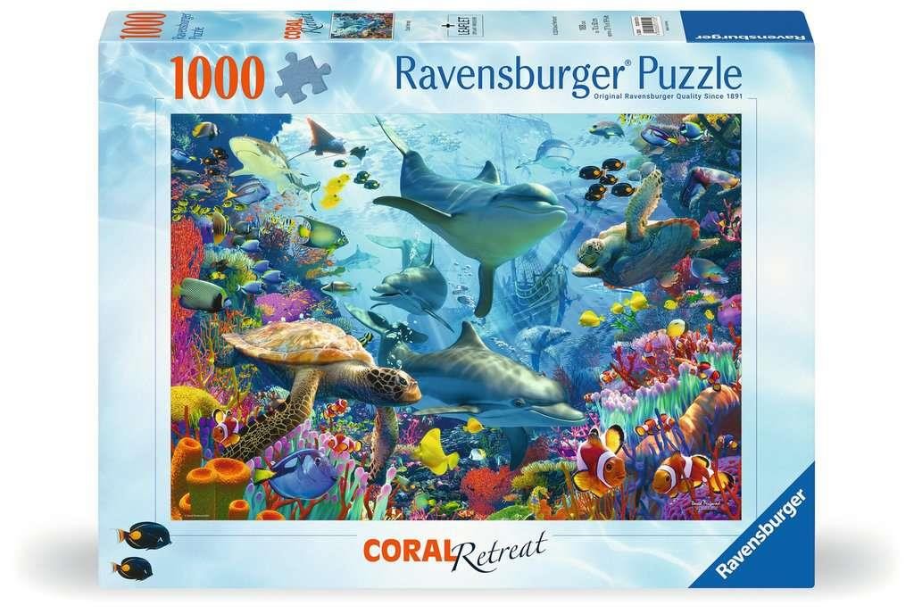 Underwater Fish Puzzle Coral Reef 1000 Piece Jigsaw Puzzle