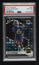 2021 Panini Mosaic Rookies Genesis Prizm Dazz Newsome #396 PSA 10 GEM MT yl0