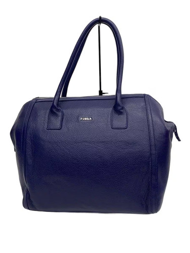 FURLA Handbag, Leather, Blue, Solid Color, 00752947 - Picture 1 of 6