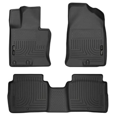 Custom Fit Front 2Nd Seat Floor Mats Black 2011 2015 Kia Optima Husky Liners