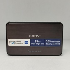 Black Sony Cyber-shot DSC-T99 Digital Camera  14.1MP Carl Zeiss 4x Zoom Touch