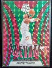 Donovan Mitchell 2024-25 Panini Mosaic Basketball #5 Elevate Green Mosaic Prizm