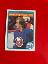 1982-83 O-Pee-Chee set break OPC #208 Bob Nystrom - New York Islanders NRMT