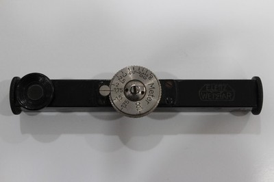 Vintage Leitz Wetzlar FOKOS Black Nickel Rangefinder/Leica Camera Early  Model