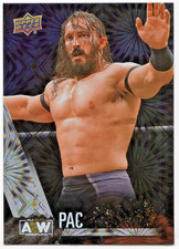 PAC 2021 Upper Deck AEW Base Pyro #21 Professional Wrestling Trading Card