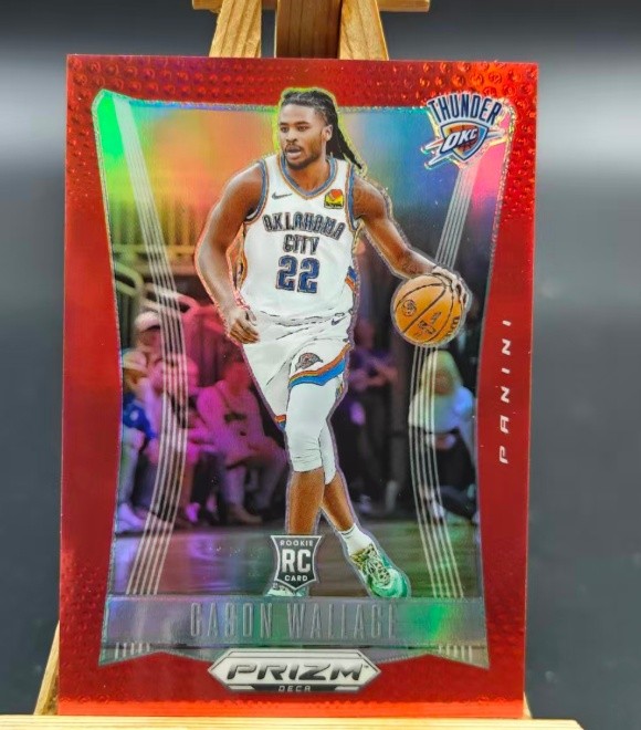 Cason Wallace 2023-24 Panini Prizm Deca Red Prizm 147/199 #146