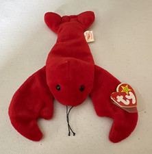Ty Beanie Babies Pinchers the Lobster Original Plush Beanbag 1996