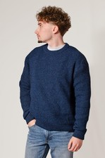 M&S Lambswool Chunky Rib Knit Crew Neck Jumper
