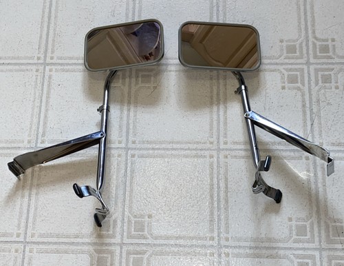 Pair Of Vintage Yankee Chevy Ford Dodge Truck Car Tow Camper Mirrors Chrome