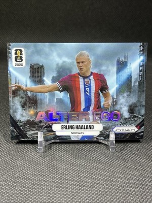 Panini Prizm FIFA World Cup 2026 Erling Haaland Norway Alter Ego Case Hit