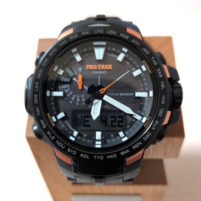 CASIO PRO TREK PRW-6100Y Watch Solar Black 10 ATM