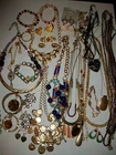 Vintage - Now Goldtone Jewelry Lot - All Wearable - Some Signed