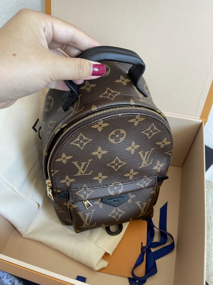 Louis Vuitton Palm Springs Backpack Mini Brown Canvas for sale online | eBay
