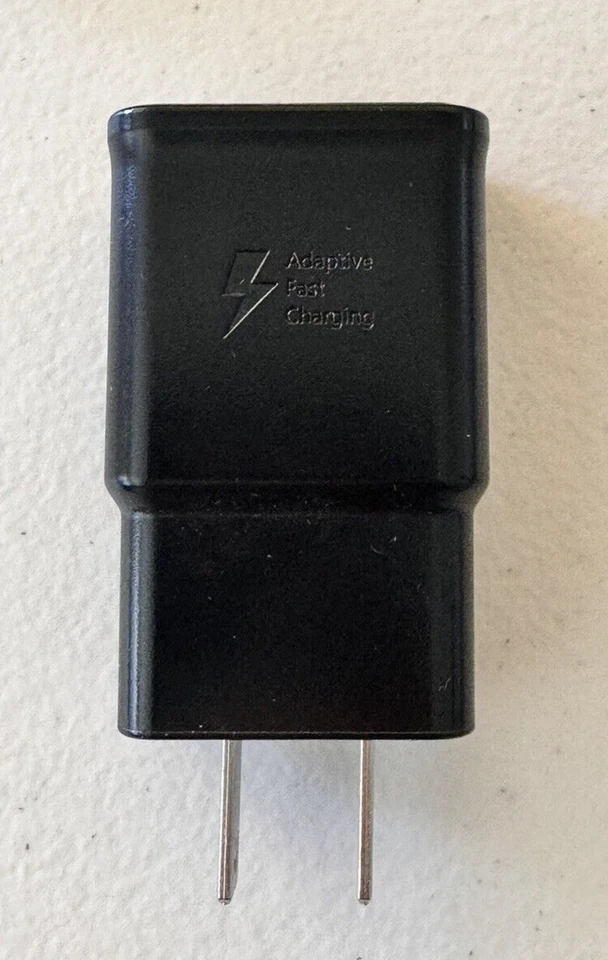 Lote de 20 adaptadores de alimentación cargadores de pared rápidos adaptables USB Samsung OEM negros Foto 2 de 4