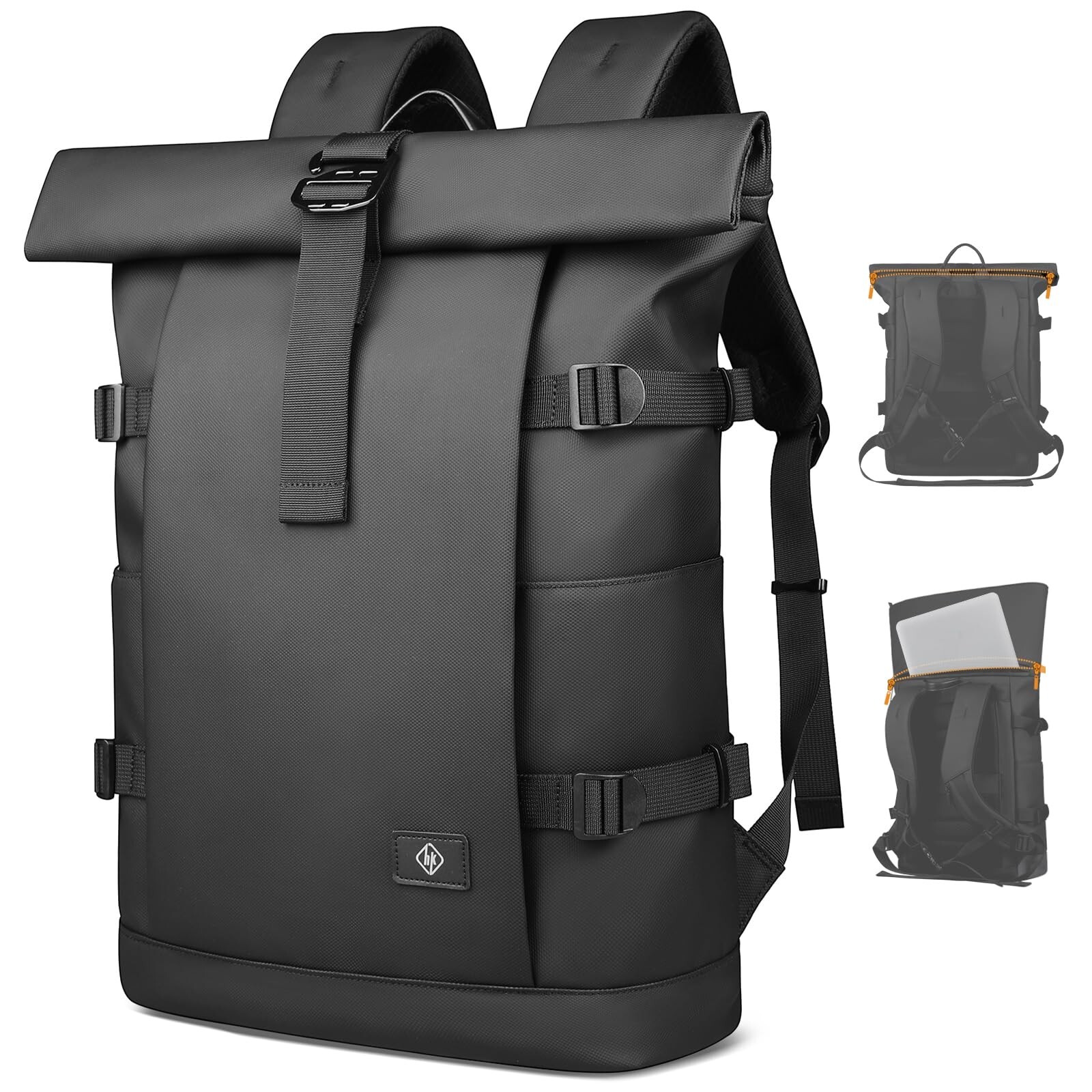 Laptop Backpack For Men Women 15.6" Computer Bag Waterproof.