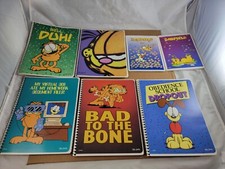 Vintage Garfield The Cat Notebook Lot Of 7 Mead Paws Jim Davis