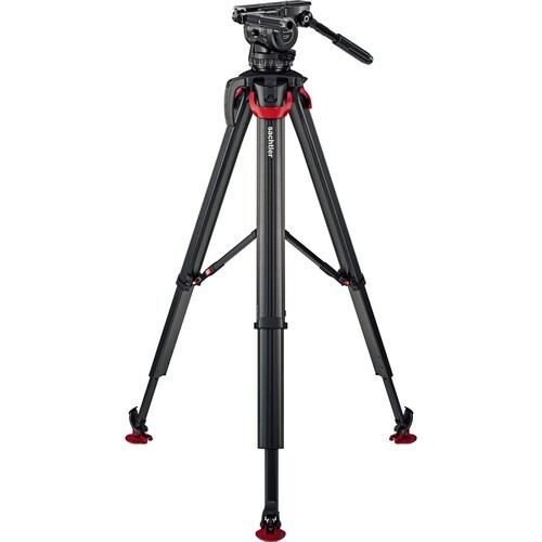 Neu Sachtler Flowtech 100 MS Kohlefaser Stativsystem mit Cine 20 Fluidkopf - Bild 2 von 11