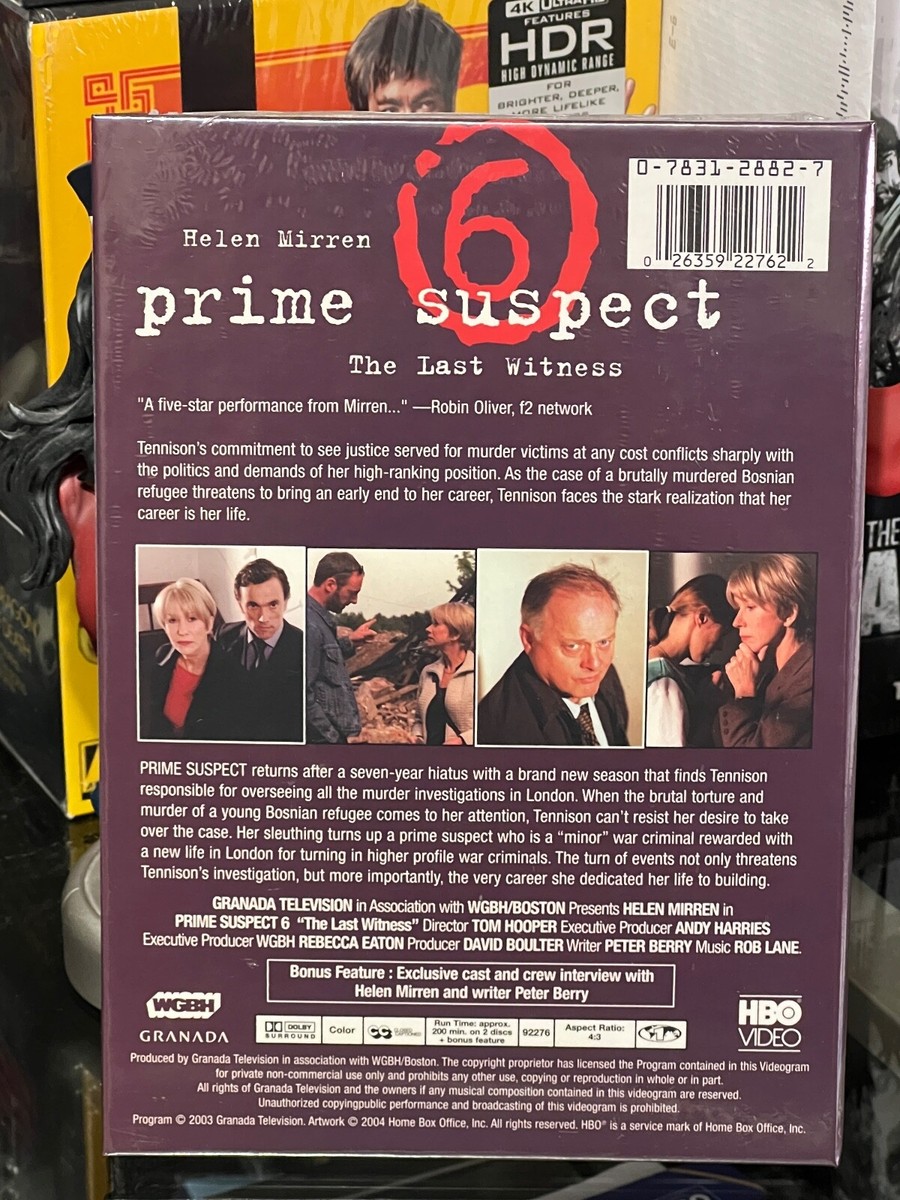 Prime Suspect The Last Witness (DVD) Helen Mirren, Tom Hooper
