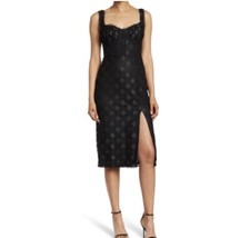 ASTR The Label Hook and Eye Corset Lace Midi Dress Black NWT Sz S