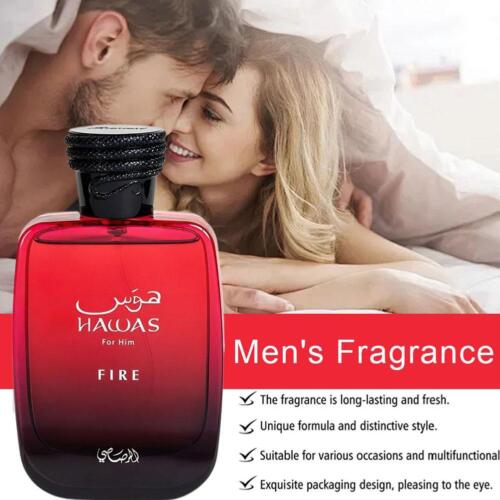 Hawas Fire EDP Perfume By Rasasi 100 MLHot New Release Niche Fragrance NIB US - Picture 4 of 7
