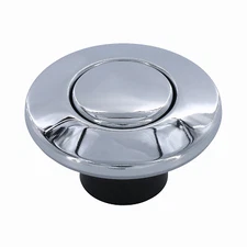 Danco 12065 Garbage Disposal Replacement Air Switch Button, Top Mount, Chrome -