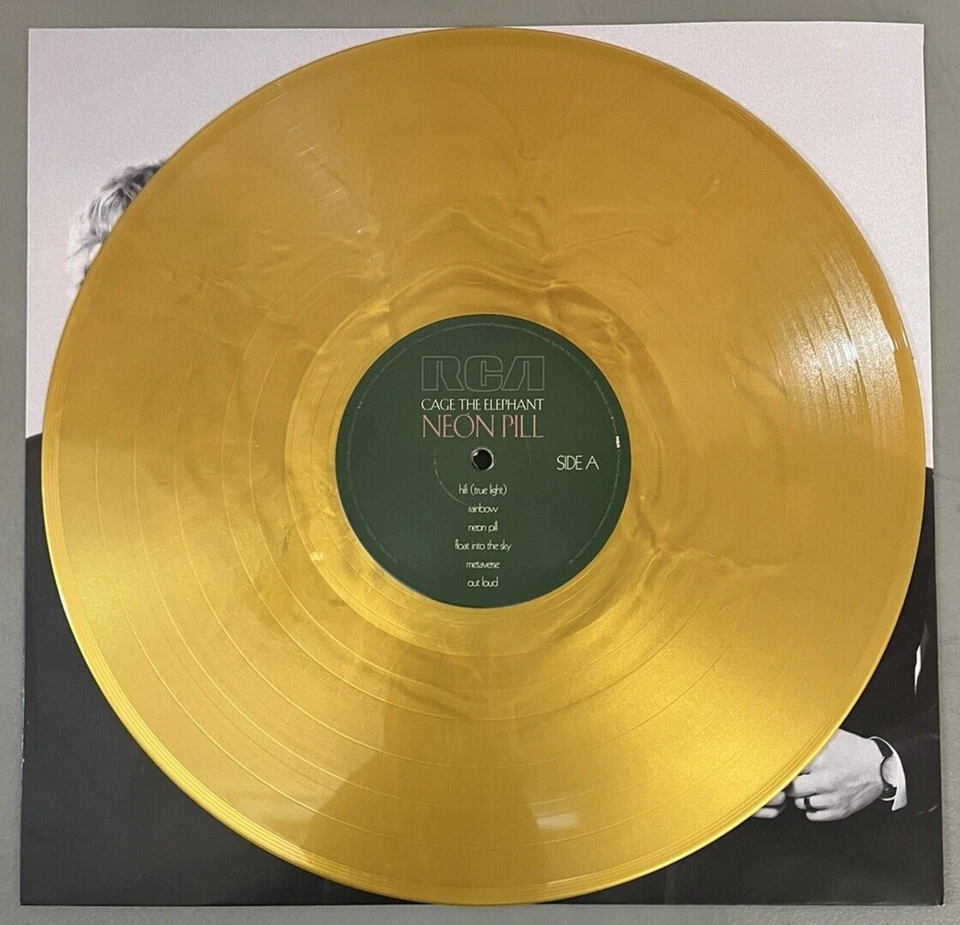 Cage the Elephant : Neon Pill (Exclusive Concert VIP Gold Vinyl LP) NEW/SEALED - Image 4 of 4