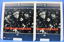CED VIDEODISC THE GRAPES OF WRATH Henry Fonda John Carradine 1940 B W 2 Disc Set