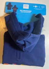 ALDI GEAR Pet Sweatshirt for Dogs Collection March 2024, Navy Multicolor Size S
