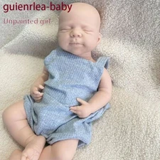 19.68'' Unpainted doll, silicone reborn doll, handmade, children's toys,gifts