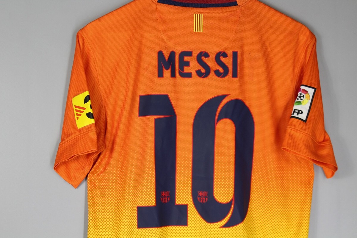 Maillot Extérieur FC Barcelone 2012-13 Messi #10 - 9.5/10 - (XL) – 478326-815 Nike – Eternal Pitch