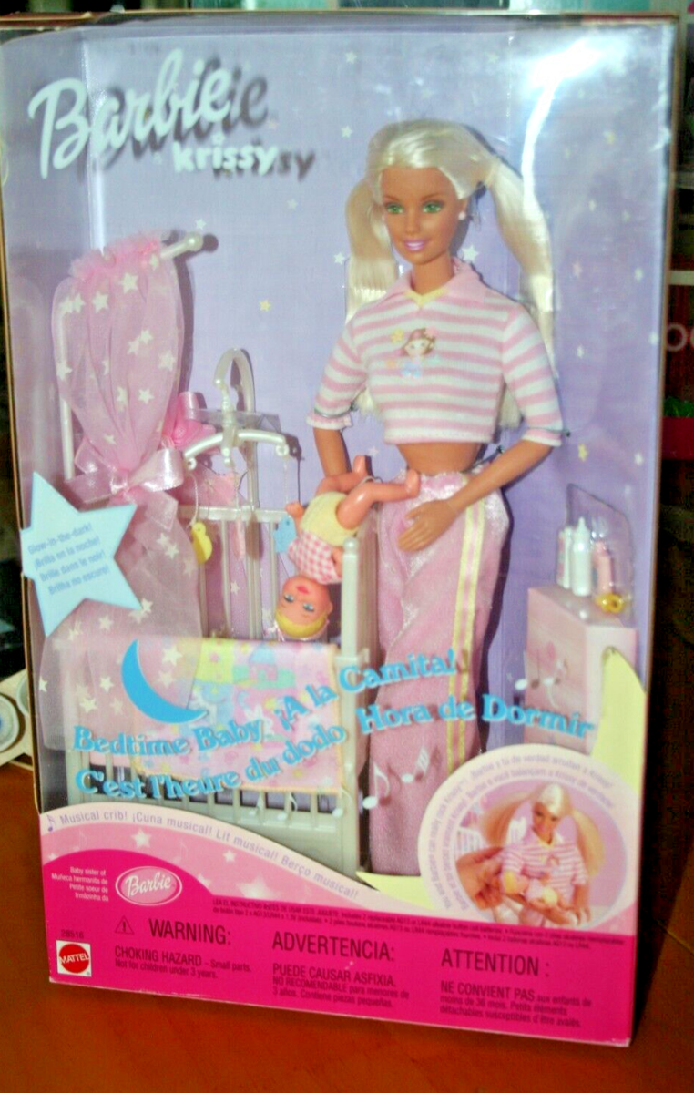 2000 Foreign Box Barbie & Krissy Bedtime Baby-New in Box | eBay