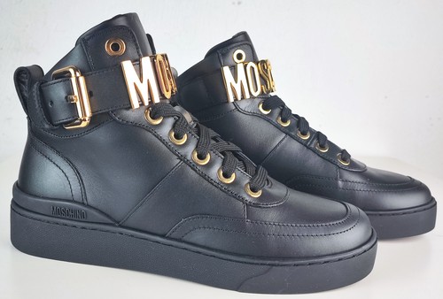 MOSCHINO Knöchel-Sneaker Damen Schuhe High-Top Sneaker Sportschuhe Gr.37 NEU - Bild 9 von 16