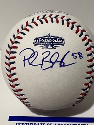 PAUL BLACKBURN Signed Autographed Auto 2022 AS All Star Baseball