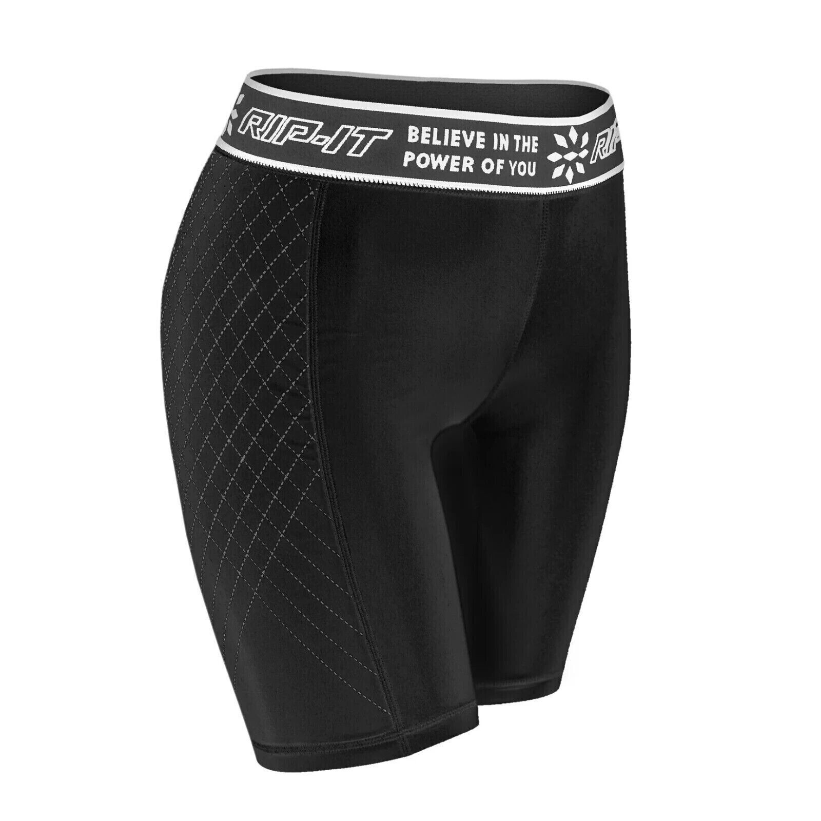 Rip It GIRLS Period-Protection Softball Sliding Shorts PRO Black NEW $33 SZ S