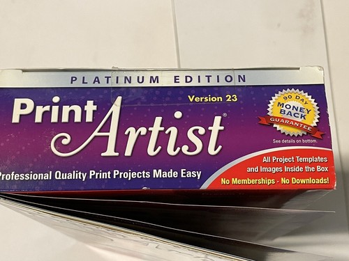 NEW Platinum Edition Version 23 Print Artist Software for Windows Vista OR XP - Picture 5 of 5