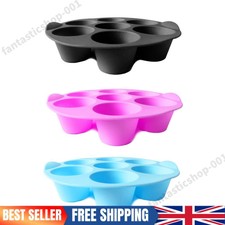 Padelle per muffin friggitrice ad aria 7 fori teglie in silicone stampi da forno gadget cucina