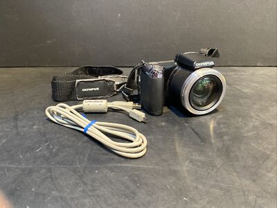 Olympus SP-810UZ 14.0MP Digital Camera - Black - Tested - No