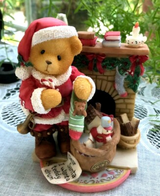 Cherished Teddies サンタワークショップ ロックス クマ 乗馬 トナカイ