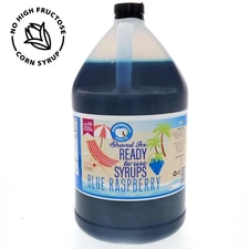 Hypothermias BLUE RASPBERRY 🍧 Snow Cone machine Shaved Ice Flavor Syrup GALLON