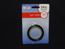 Creative Start Art Tape 1 Black, 324 inches Length 1/4 in. by Cosco