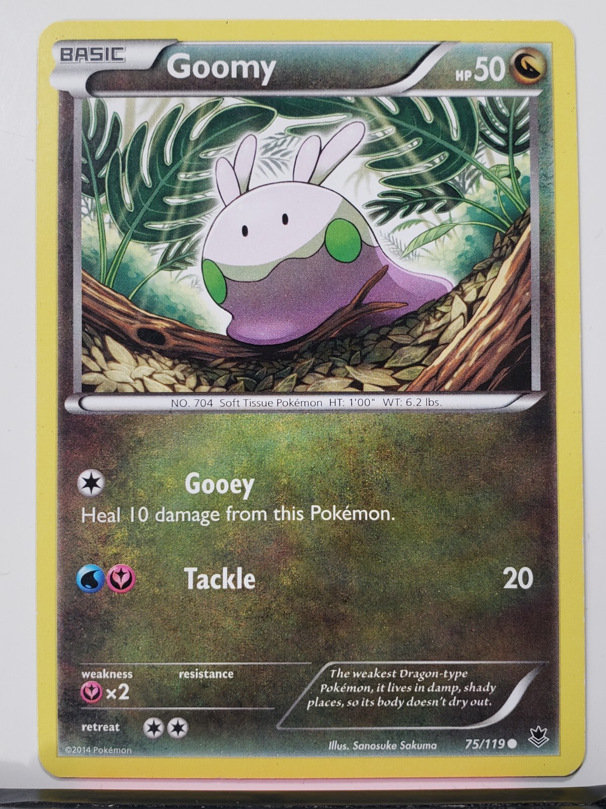 Goomy 75/119 LP - XY Phantom Forces Pokemon Card $2 Combined Shipping