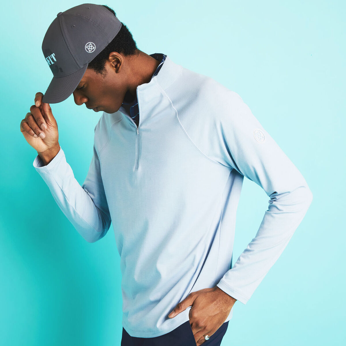 New Mens G/FORE GFORE LUXE QUARTER ZIP MID LAYER G4MF23K123 New Mens G/FORE GFORE LUXE QUARTER ZIP MID LAYER G4MF23K123