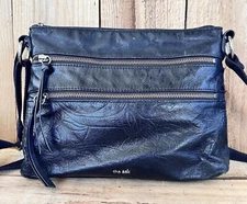 The Sak Crossbody Shoulderbag Purse Black Leather Capsule Minimalist