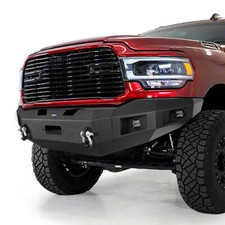 Full Width Front Steel Bumper W Winch Plate Fit 2019-2024 Dodge Ram 2500 3500