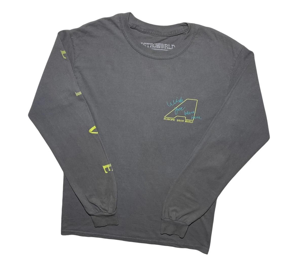 Travis scott long sleeve astroworld 2025