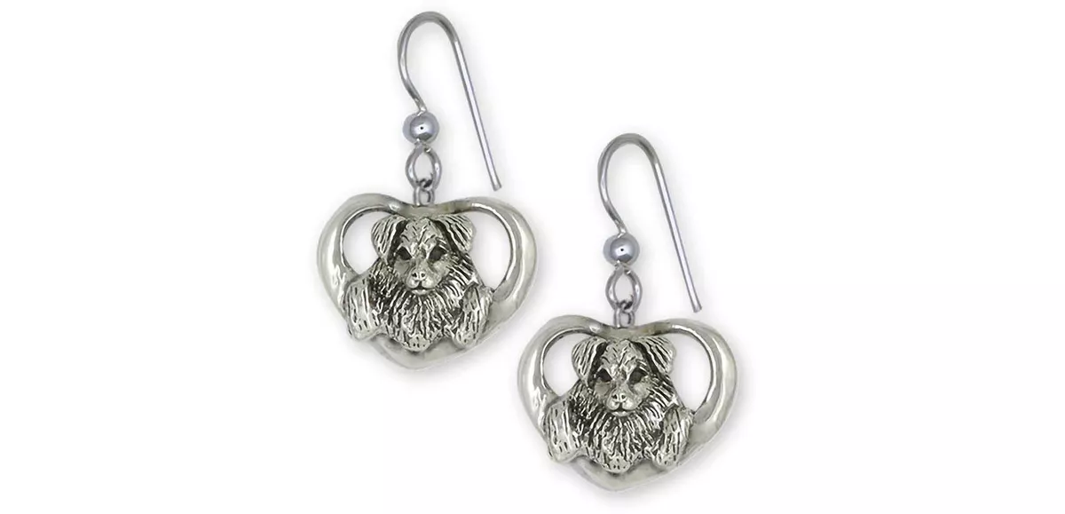 Australian Shepherd Jewelry Sterling Silver Handmade Australian